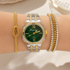 Emerald Vertex Time Watch Stack