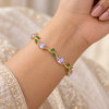 Lavi Tulip Emerald Leaf Bracelet