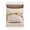 Sleek Rainbow Crystal Bracelet