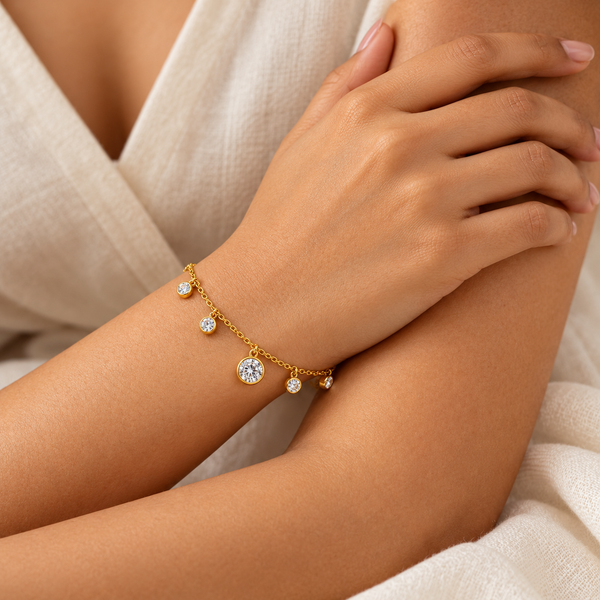 Crystal Dangle Bracelet