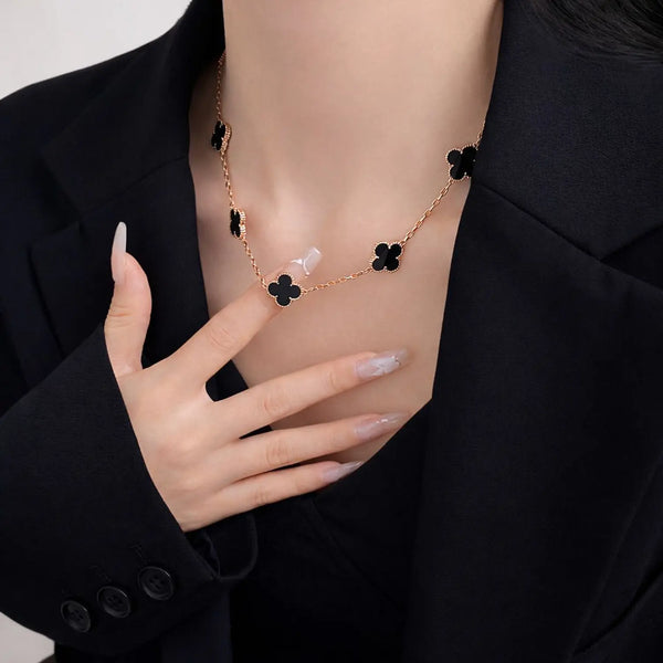Black Clover Necklace
