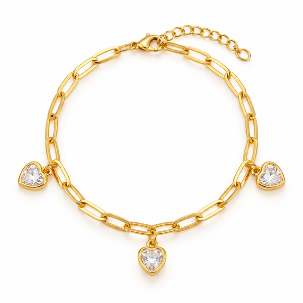 Heart Link Anklet