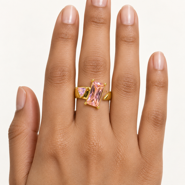 Pink Duo Ring