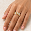 Crystal Lily Ring