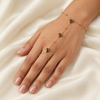 Ruby Tulip Hand Chain