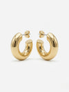 Gold Hoops - Earrings Set