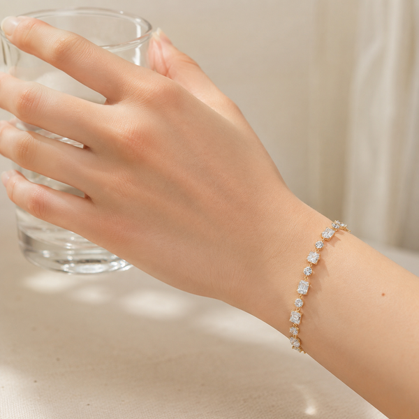 MoonStone Stud Bracelet