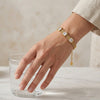 Crystal Cube Mesh Bracelet