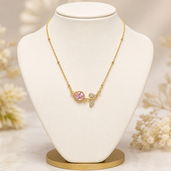 Dainty Tulip Necklace