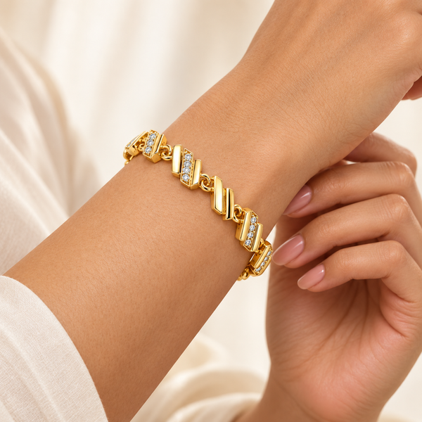 Zig Studded Bracelet