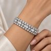 Multilayer Lumere Nene Bracelet Silver