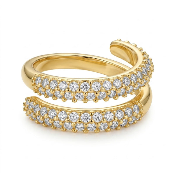 Spiral Studded Ring