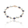 Blue Bloom Crystal Bracelet