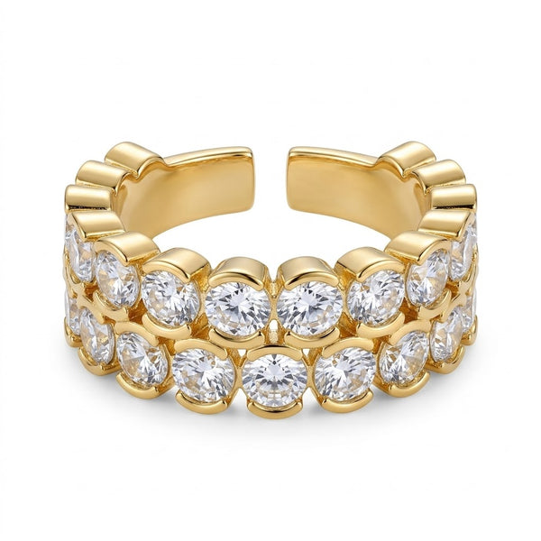 Crystal Dual Ring