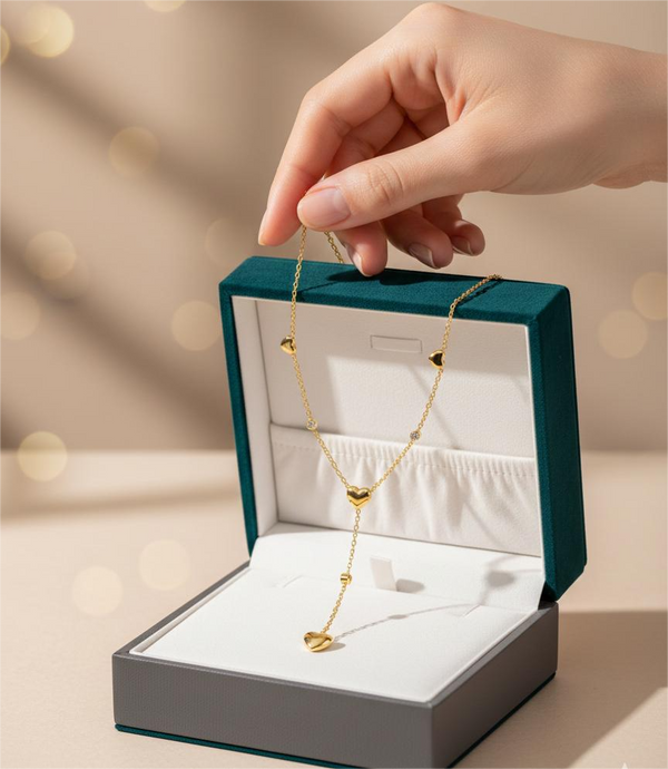 Heartstring Gold Necklace