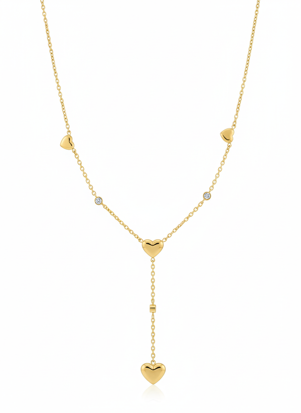 Heartstring Gold Necklace