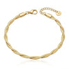 Twisted Wiper Chain Minimal Bracelet