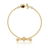 Brown Tulip Adjustable Bracelet