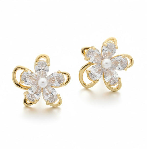 Bloomy Crystal Earrings