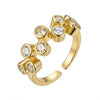Cluster Crystal Ring