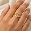 Gold Clover Ring