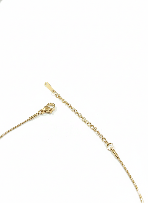 Gold-tone Crystal Pendant