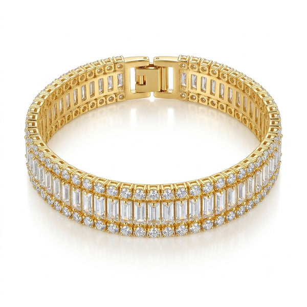 Lumière Baguette Tennis Bracelet