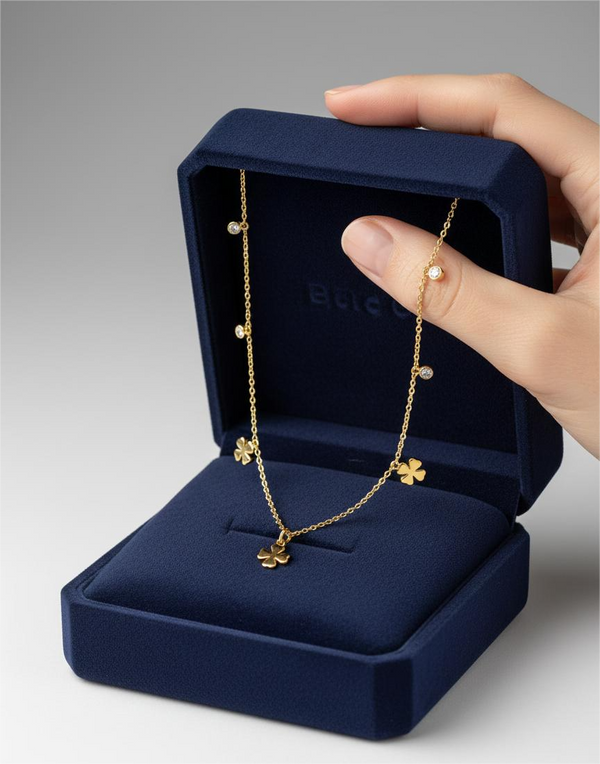 Four-leaf Clover Charm Necklace