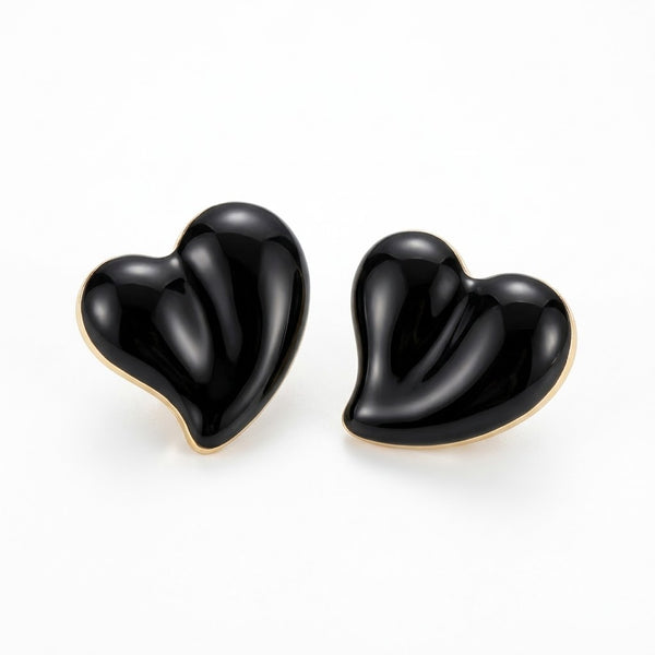 Black Heart earrings
