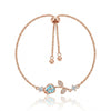 Blue Tulip Adjustable Bracelet