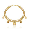 Gold Butterfly Dual Chain Butterfly