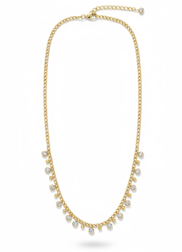 Gilt Sparkling Necklace