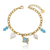 Blue Star Charms Bracelet