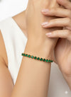 Emerald Green Slimline Bracelet