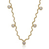 Crystal Wave Chain Necklace