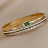Emerald Stack Bangle