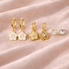 Flower Theme Earing Set