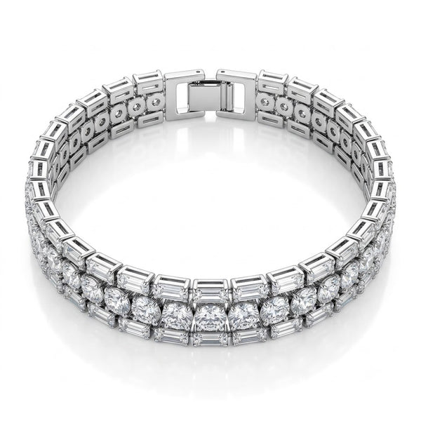 Starlight Nene Crystal Bracelet Silver