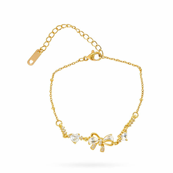 Crystal Bow Bracelet