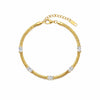 Rectangle crystal wiper chain Bracelet