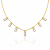 Rectangle Crystal Necklace
