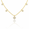 Mini Diamond Over Necklace