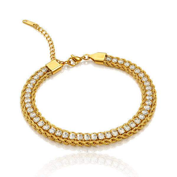 Braided Tennis Bracelet