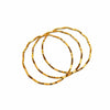Minimal Wave Thin Bangles- Set of 3