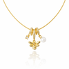 Bee pearl Charm Necklace