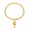 Auric Heart Chain Bracelet