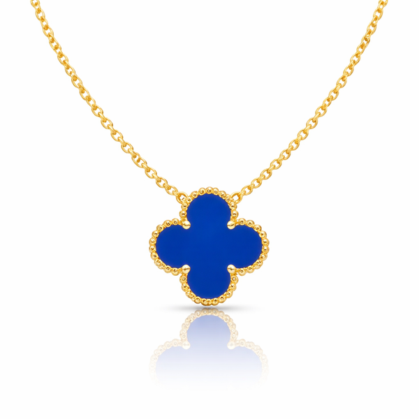Blue cleef Neckalce