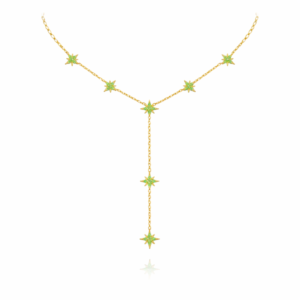 Emerald Stars Necklace