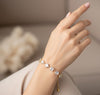 White Crystal Bracelet- TDD