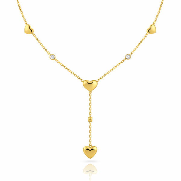 Heartstring Gold Necklace